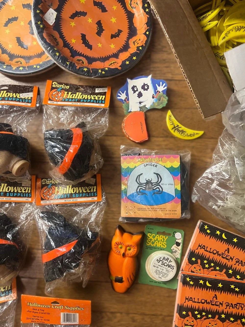 Vintage Halloween Bundle - Invitations, Cake Toppers, Decor, & More!